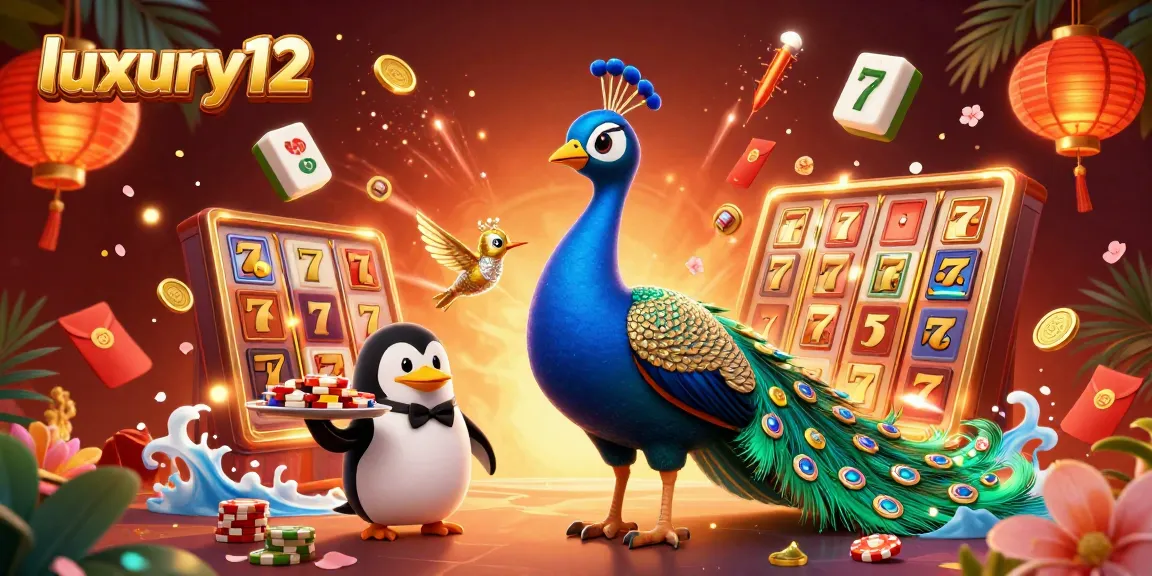 Menggandeng kemewahan luxury12 dengan slot berputar dan karakter menarik dalam latar yang megah.
