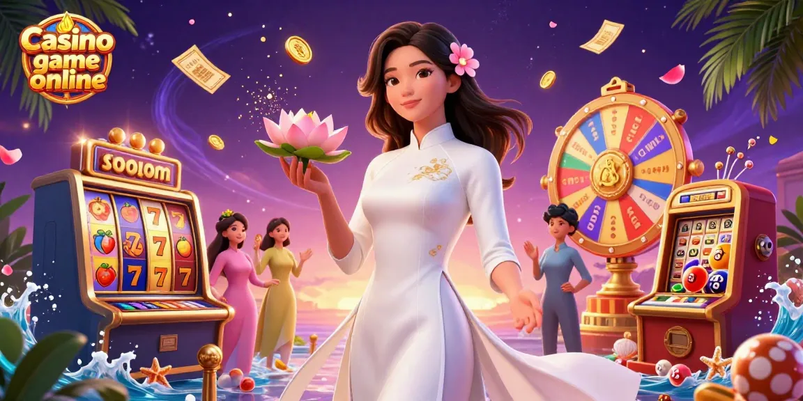 Engage in an exciting Casino game online experience with vibrant slot reels and dynamic characters.