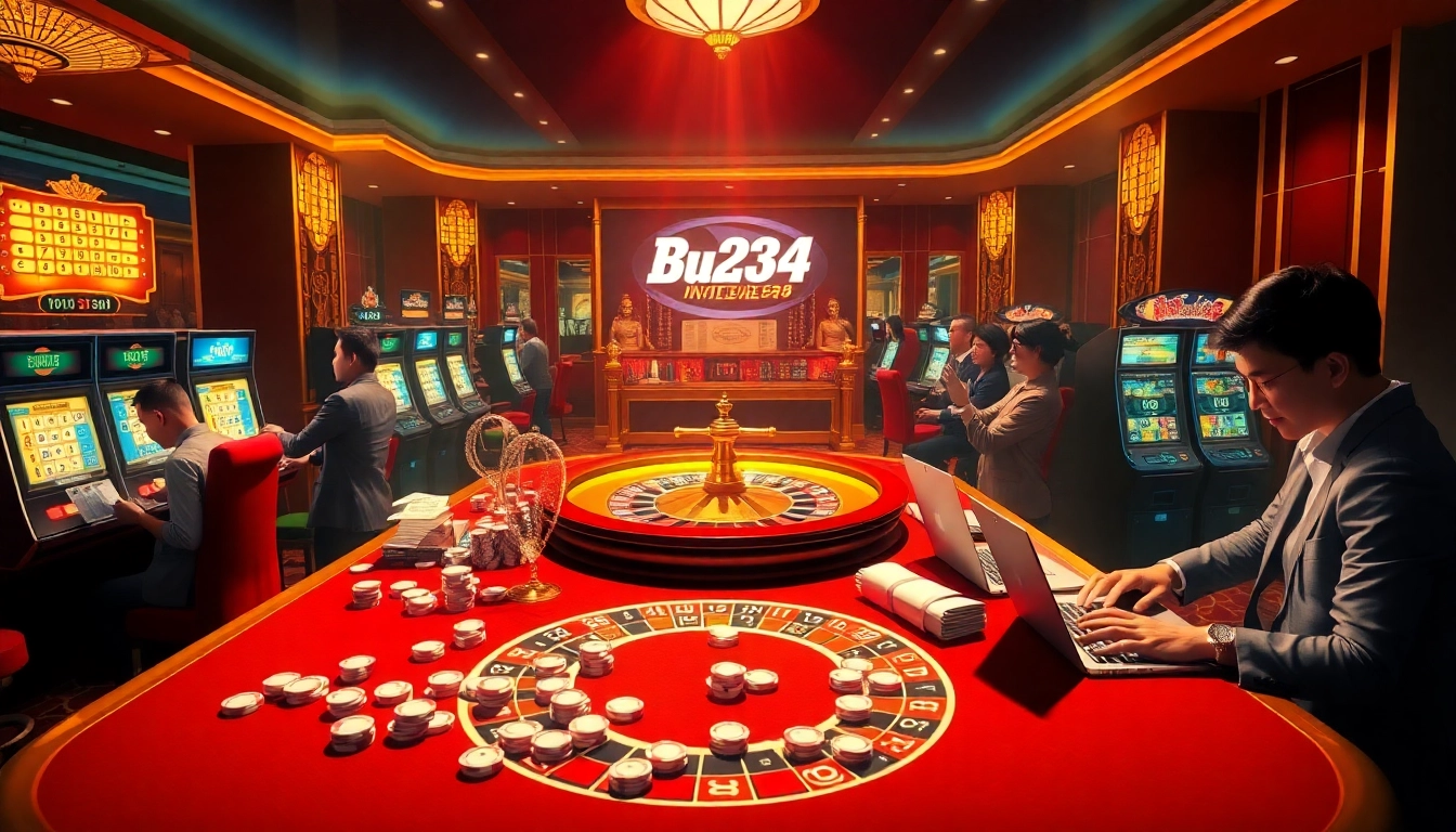 Experience the thrill of Inatogel88 with vibrant casino visuals featuring poker chips, slot machines, and advanced online gaming.