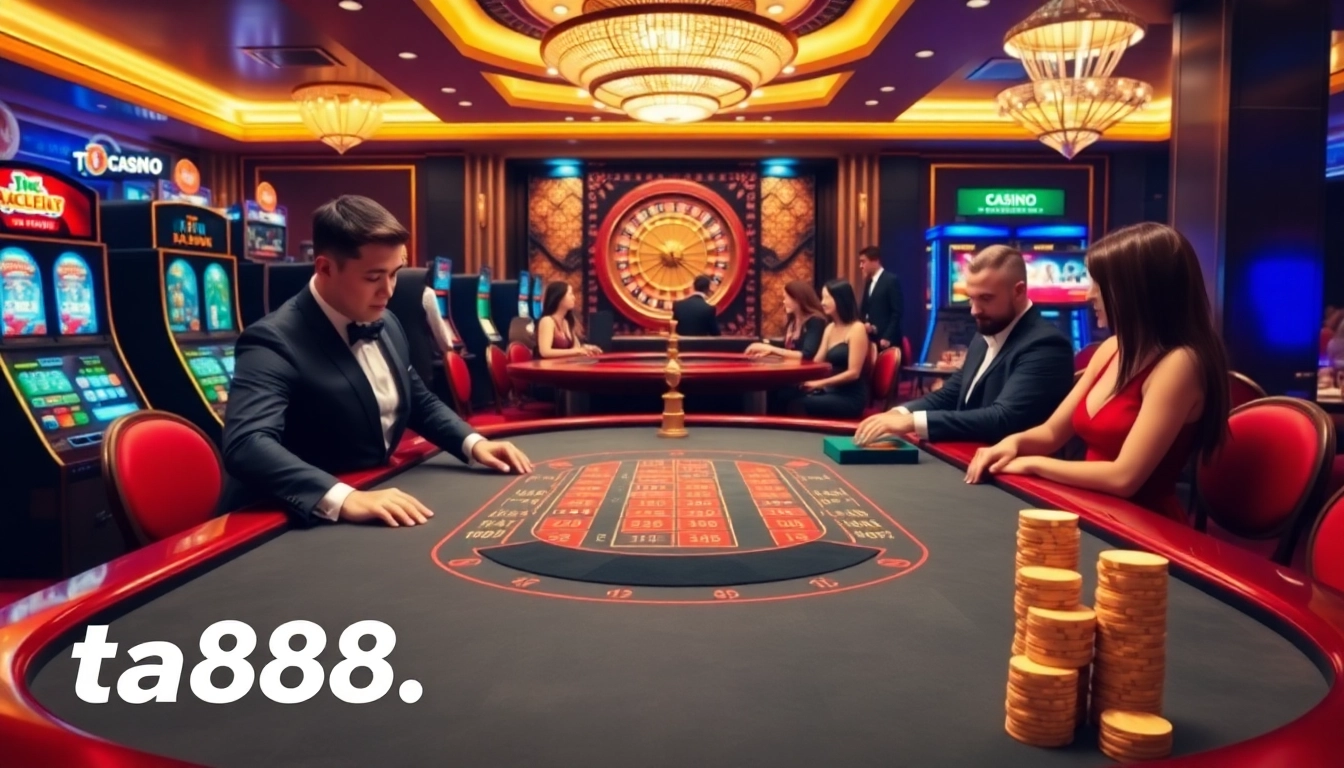Experience the thrill of winning at ta88.biz with dazzling casino games and professional dealers.