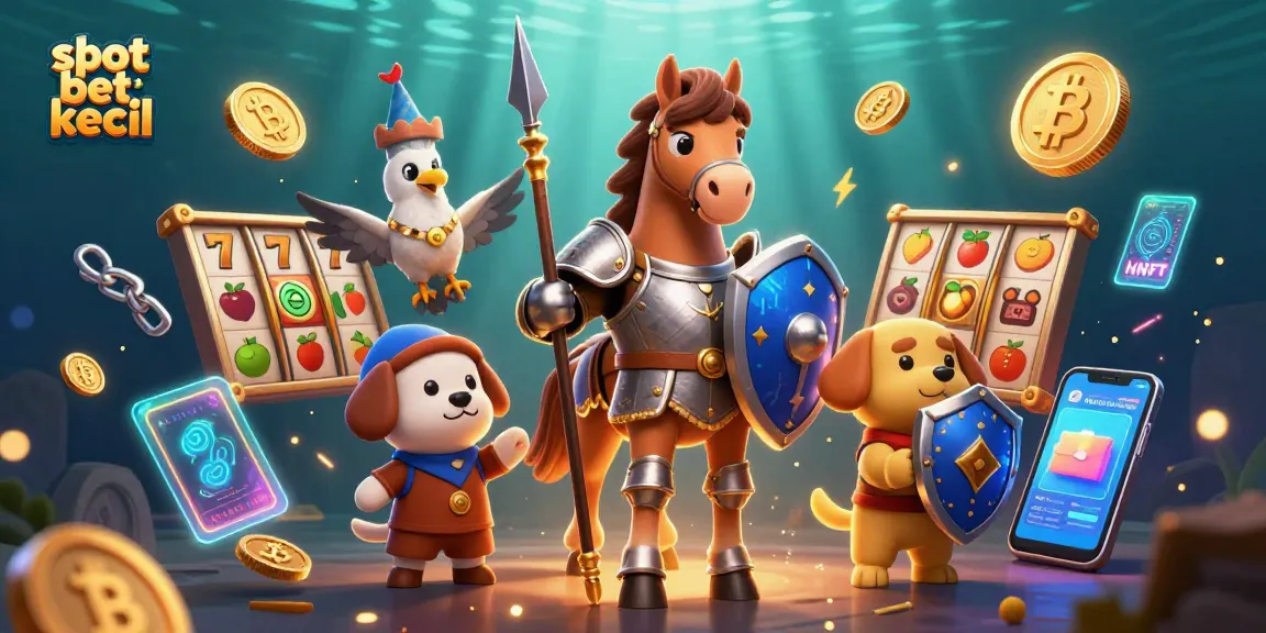 Win big with slot bet kecil in this vibrant 3D casino scene full of action and excitement.