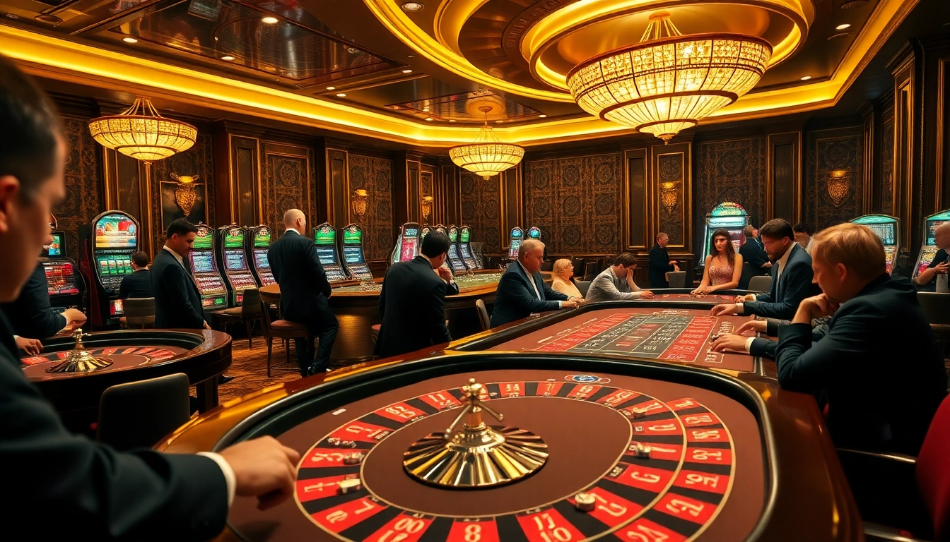 Engaged players enjoying high-stakes poker at https://789win1.black/, surrounded by luxurious casino ambiance.