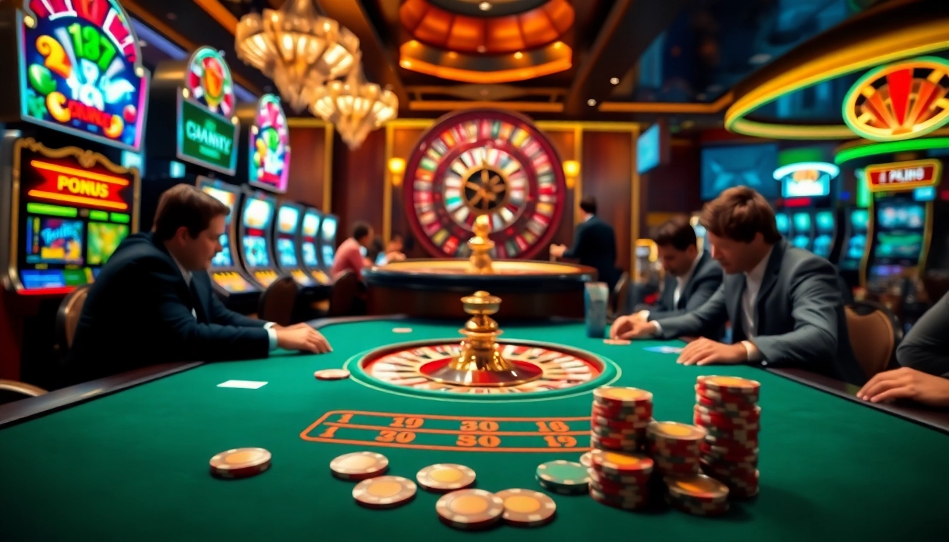 Experience the thrill of sx88 gaming at a luxurious casino table with vibrant action.