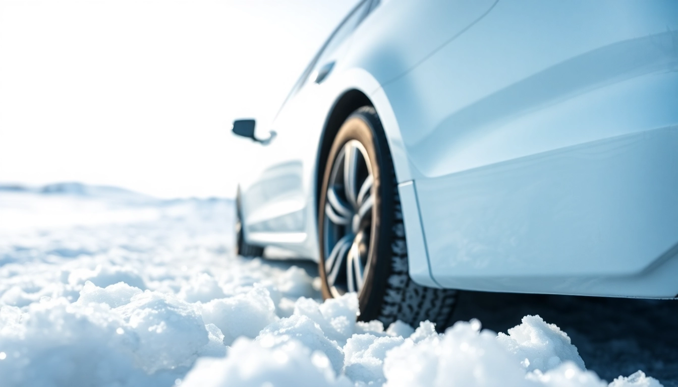 PPF winter road salt protection on a vehicle highlighting its resilience against harsh winter elements.