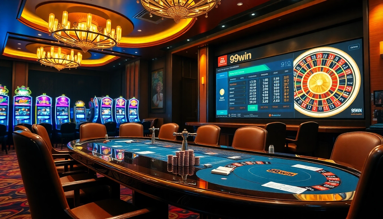 Experience thrilling action at 99win casino with high-stakes games and vibrant graphics.