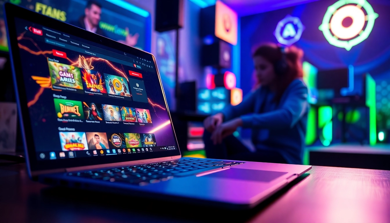Discover engaging gaming experiences at AT99娛樂城 with a lively player immersed in action.