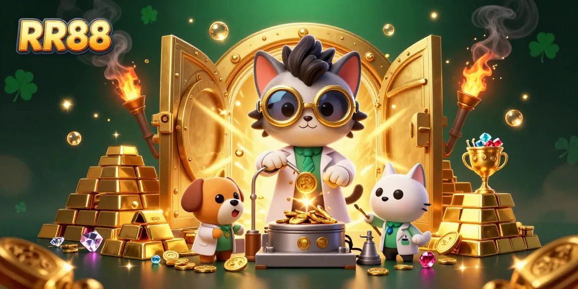 Win at RR88 with captivating 3D casino scene filled with riches and excitement!
