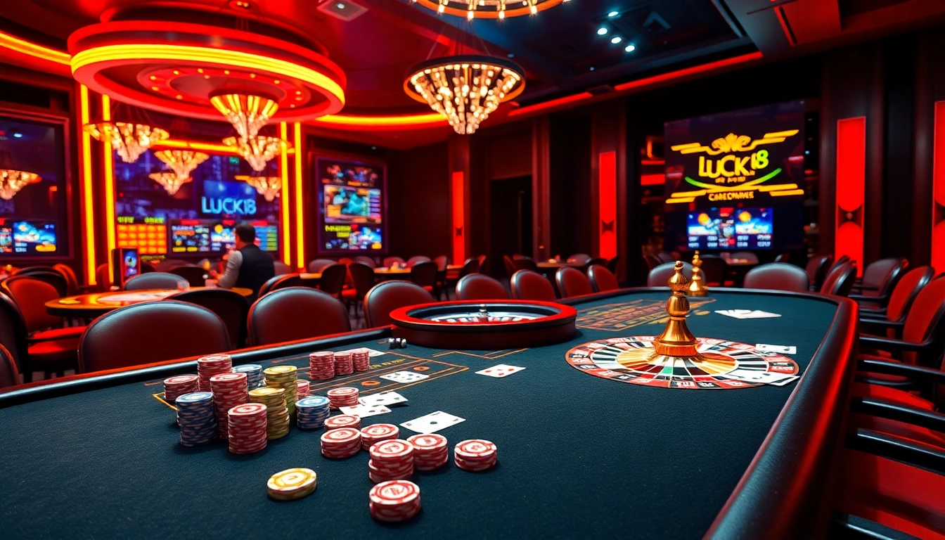 Experience the thrill of gaming at trang chủ LUCK8 with luxurious casino visuals and exciting gaming action.