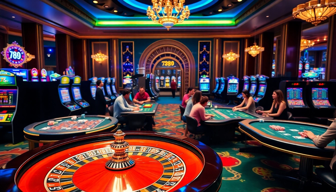 Experience the thrill of play at 789win casino with vibrant slot machines and engaging table games.