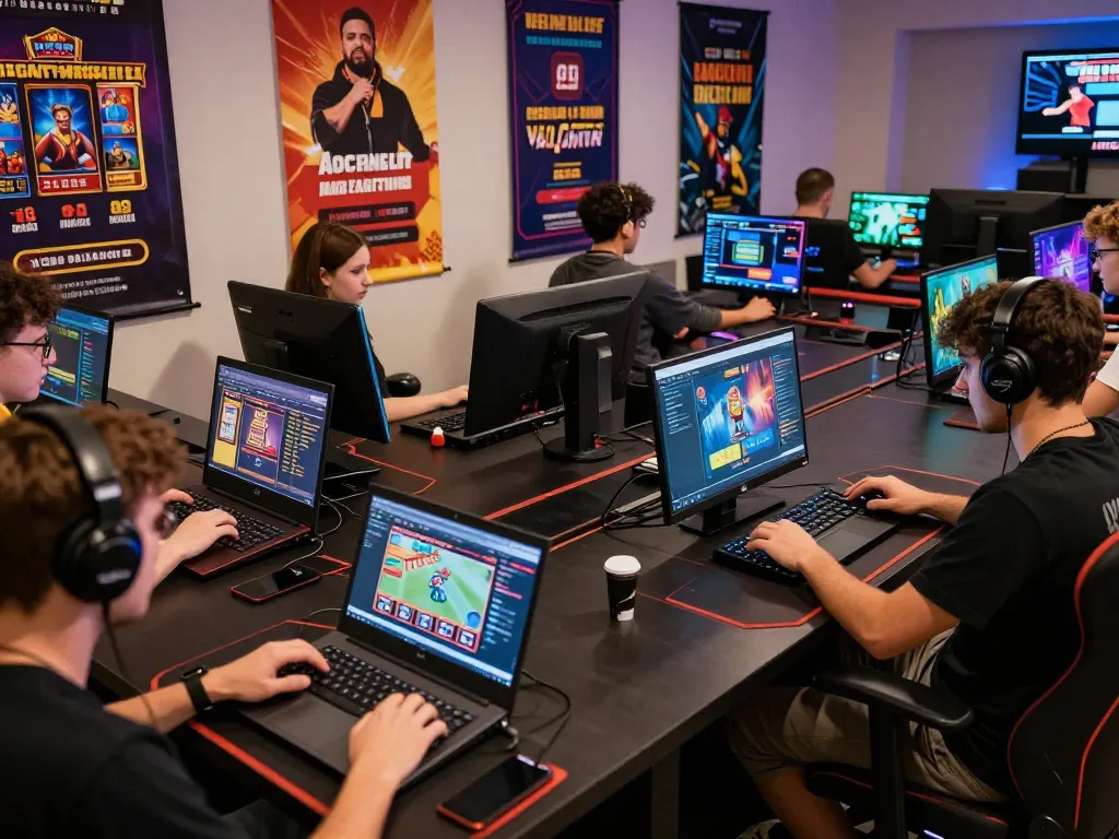 Engaged players enjoying NK88 gaming experience with exciting visuals and diverse games.