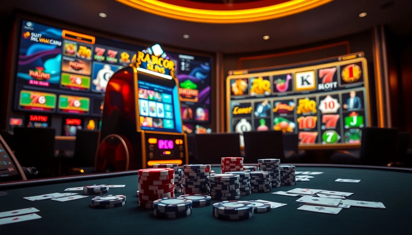 Play and win big at RAJAGACOR's exciting slot machines in a luxurious casino.