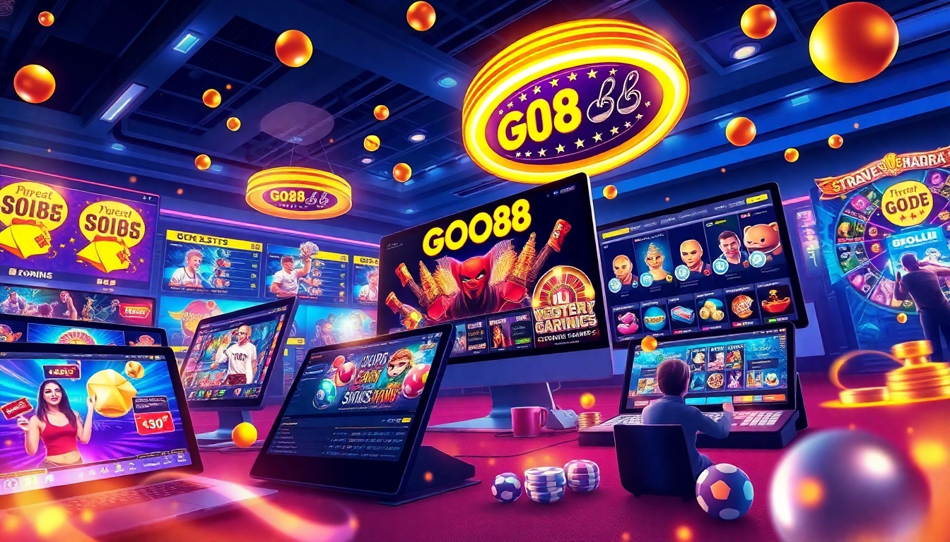 Engaging Go88 online gaming experience showcasing diverse games and devices