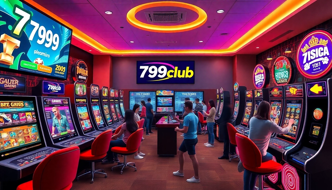 Engaging gaming experience at 789club with vibrant visuals and players enjoying exciting games.