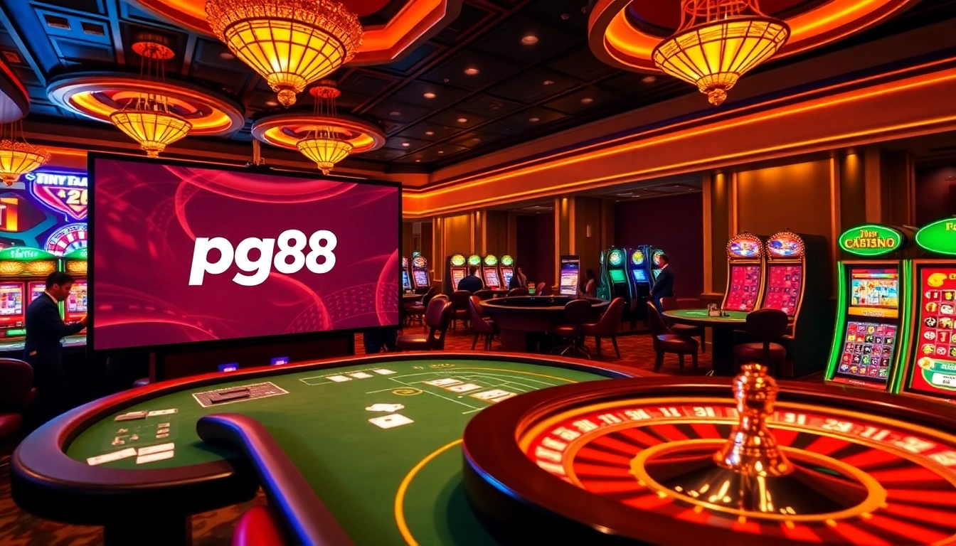 Experience high-stakes excitement with pg88 as players engage in thrilling casino games.