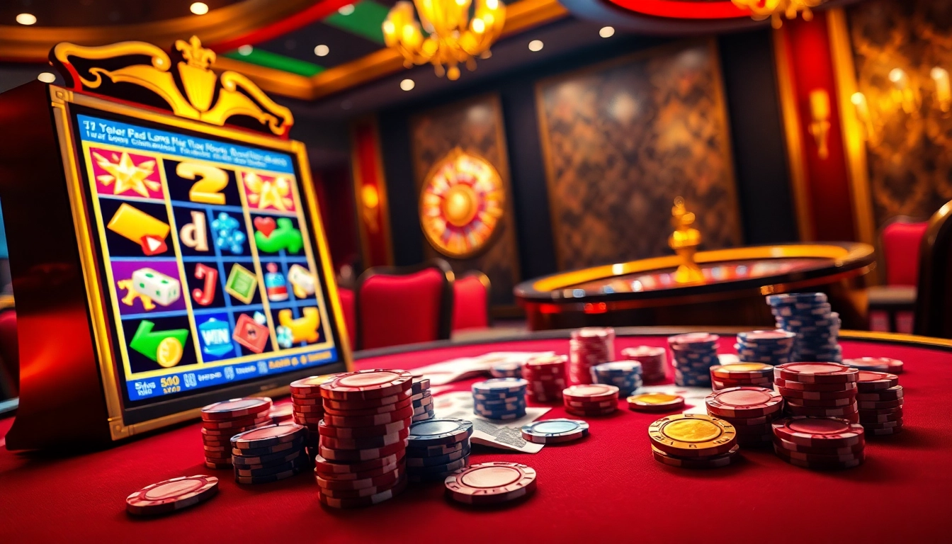 Rasakan sensasi menang di mesin slot dan meja poker rajampo dalam suasana kasino yang mewah.