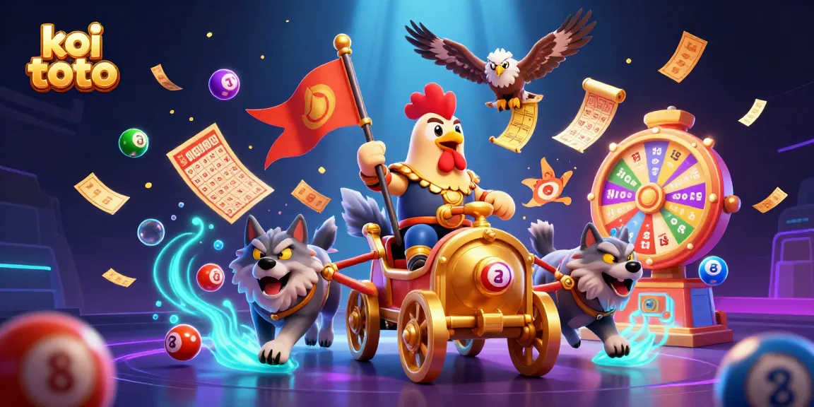 Koi toto players experience thrilling lottery dynamics with colorful numbered balls and winning prizes