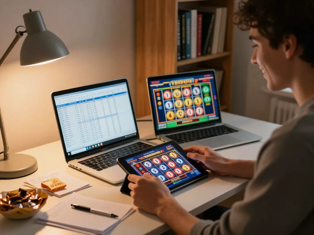 Engaging in online slots at home, enjoying FAFA828's interactive gaming features.