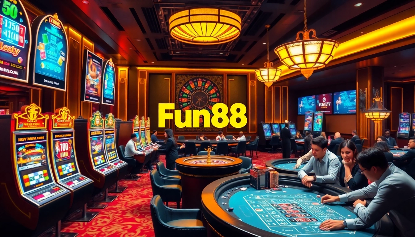 Experience the excitement of Fun88 with engaging casino games, vibrant visuals, and lively players.