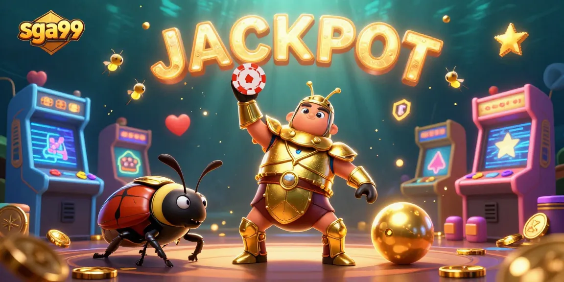 Join the action with sga99 as the heroes celebrate a big jackpot win in an iconic casino setting.