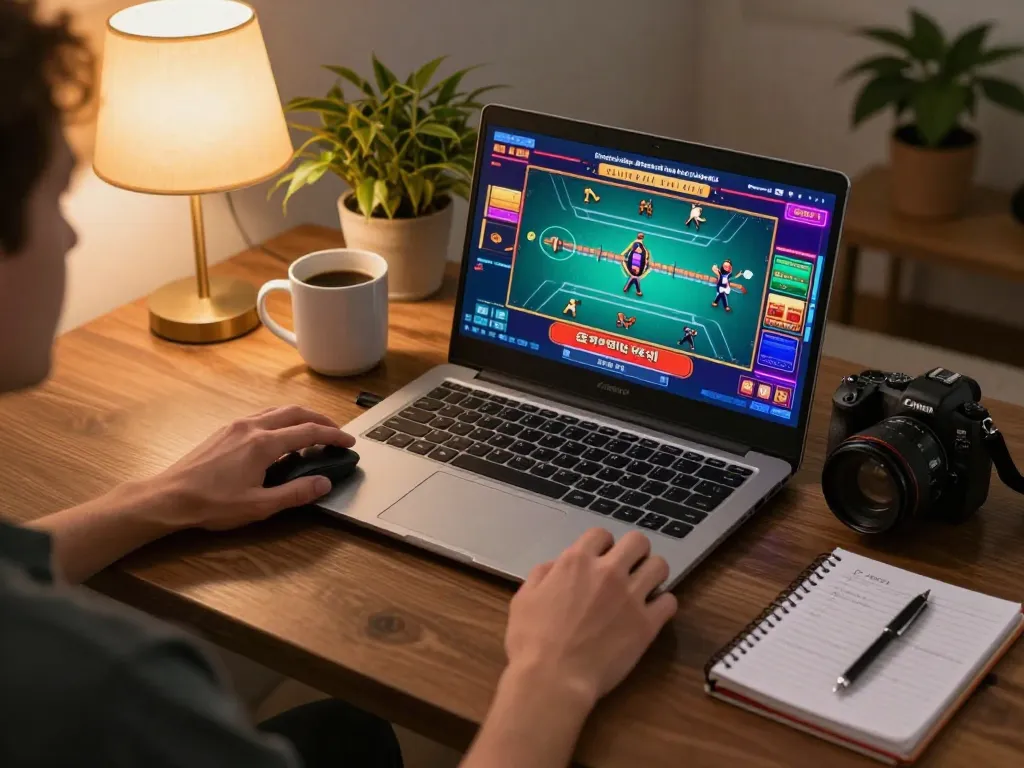 Experience the excitement of jun88 online gaming with a live dealer blackjack setup in a cozy atmosphere.