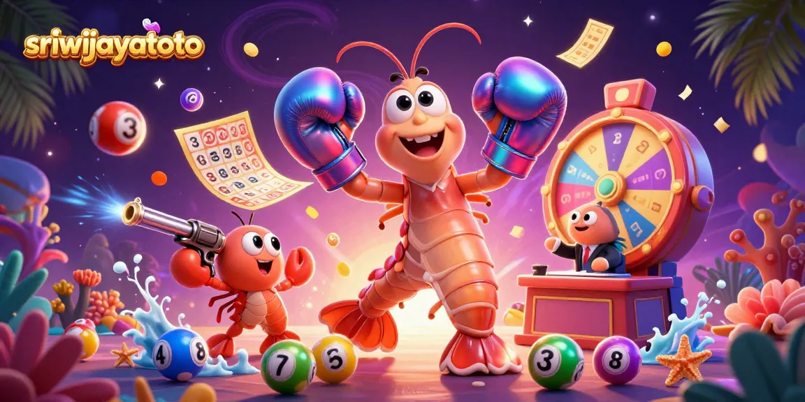 Experience thrilling wins with sriwijayatoto in a colorful 3D casino illustration filled with dynamic gaming elements.
