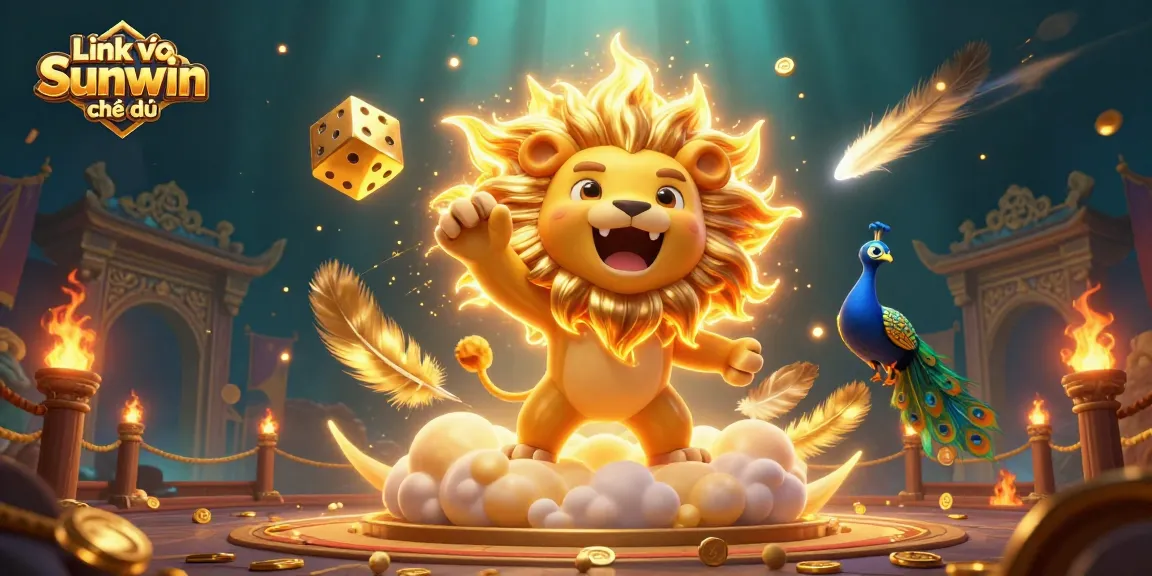 Experience the thrill of gambling with Link vào Sunwin chính thức, featuring vibrant casino elements and dynamic characters.