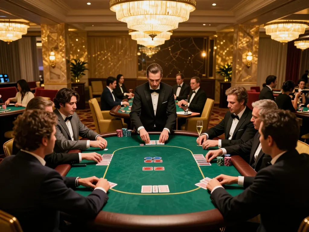 Experience the SC88 vip poker atmosphere with high-stakes gameplay and luxurious decor.