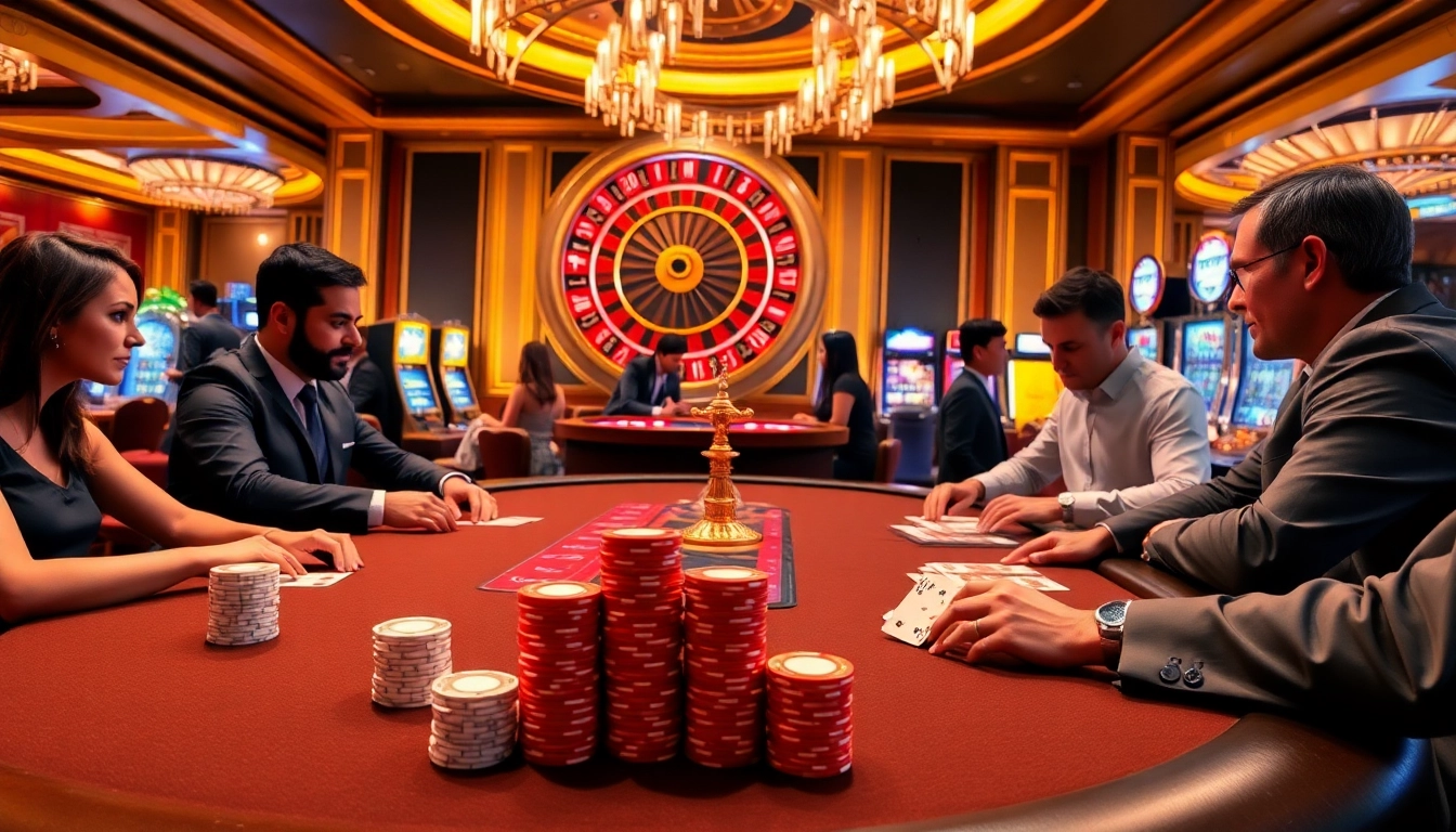 High-stakes poker action featuring 58WIN's thrilling casino environment with vibrant colors and professional gameplay.