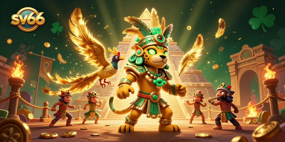 Engage with sv66's thrilling 3D illustration that showcases vibrant casino action and interactive game elements.