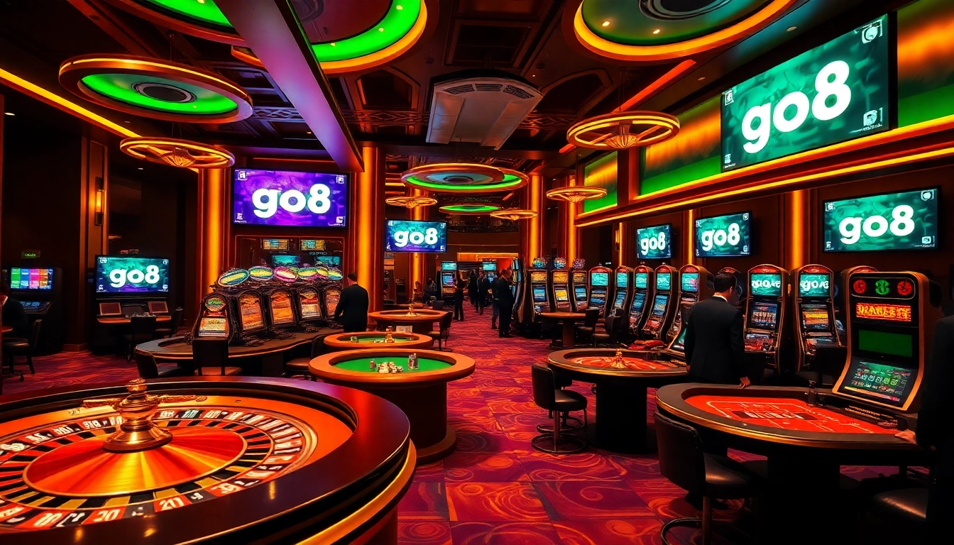 Experience the thrill of winning at go8 online casino with exhilarating games and vibrant atmosphere.