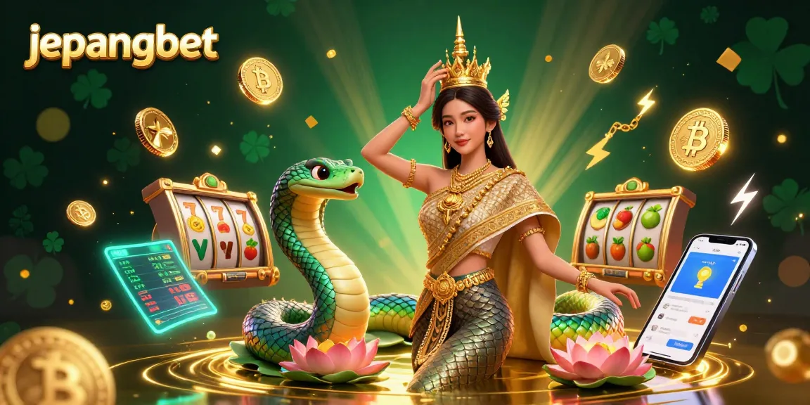 Experience top slot games at Jepangbet with vibrant graphics and engaging casino elements.