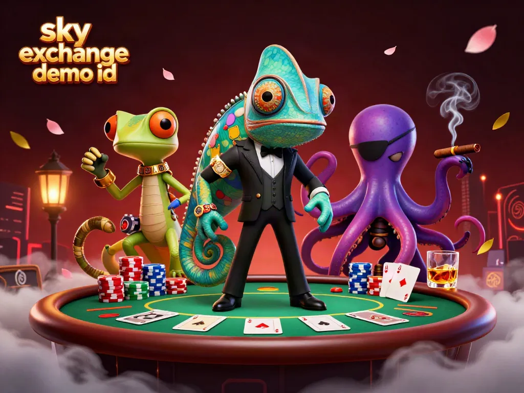 Experience the thrill of the Sky Exchange demo id with our dynamic, vibrant casino scene.