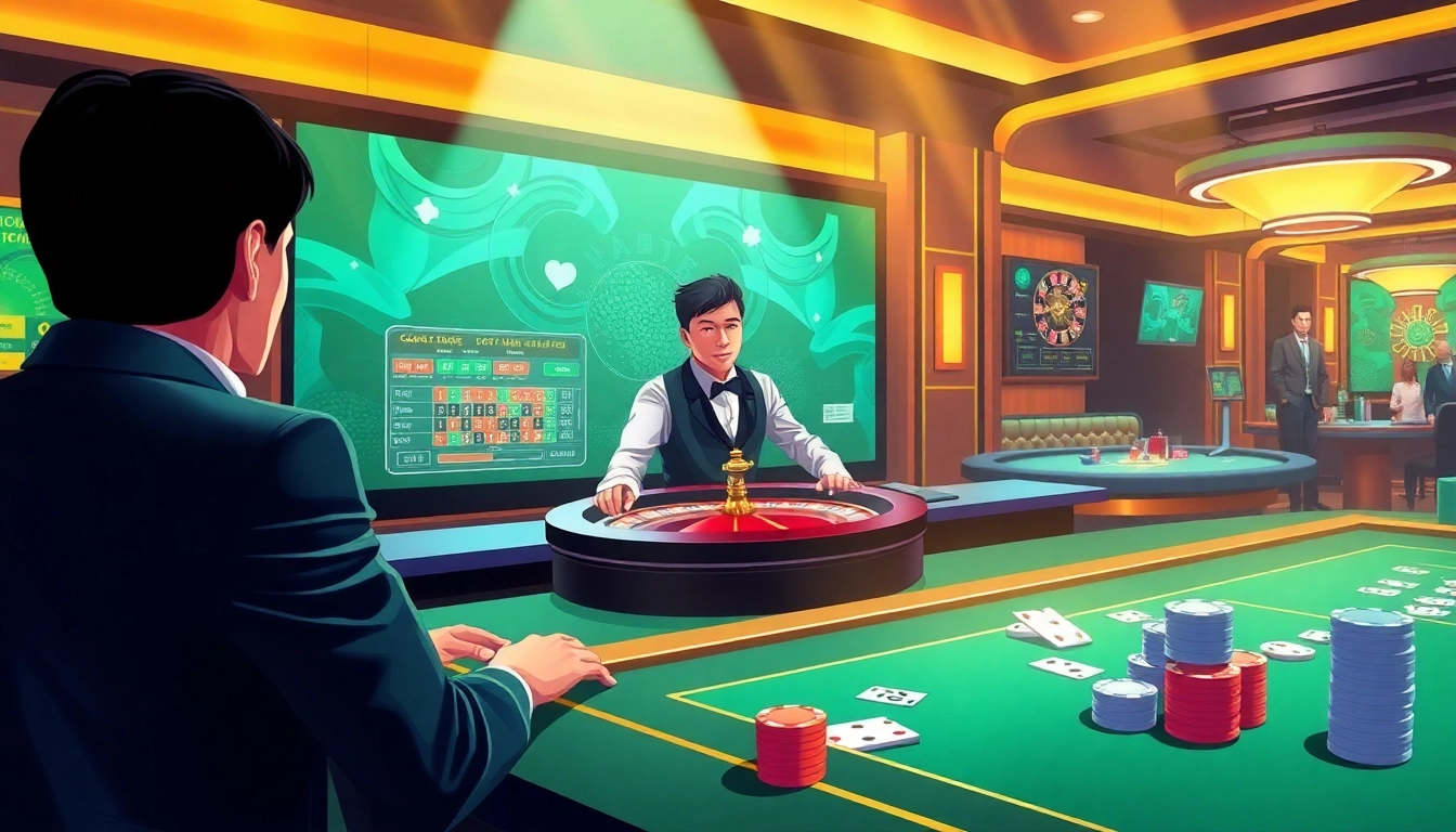 OPEN88 online casino experience featuring live dealer games and vibrant atmosphere.