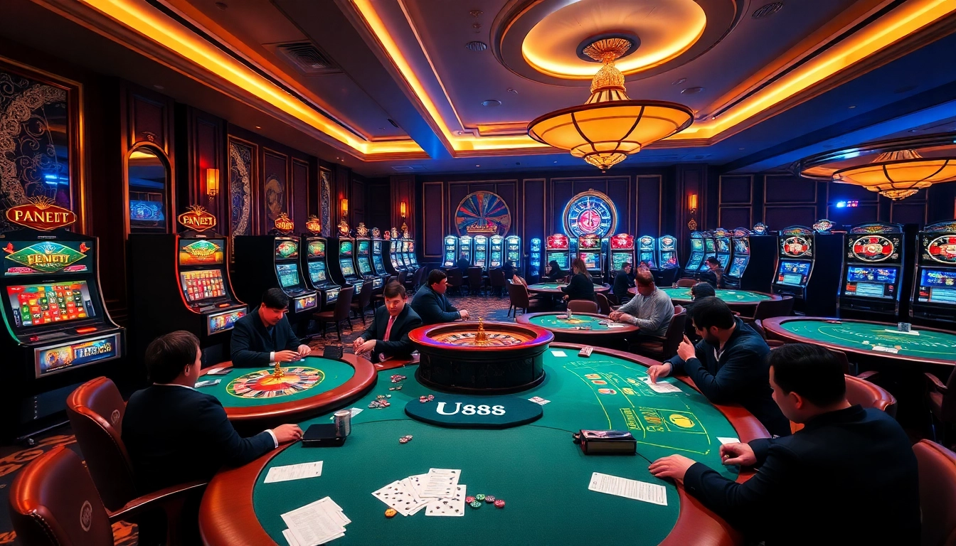 U888 brings thrilling gambling experiences with stunning casino visuals and excited players.