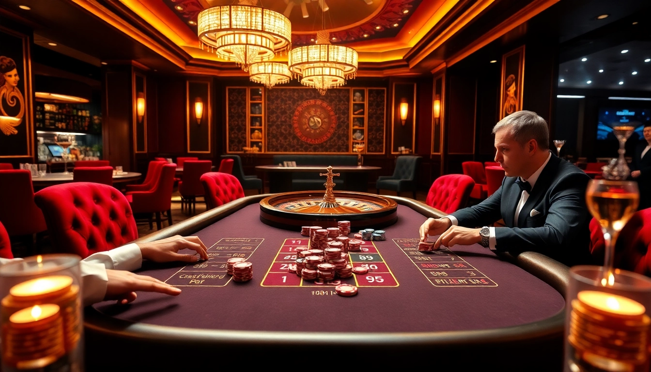 Experience high-stakes action at W88 com's luxurious poker table with players and chips.