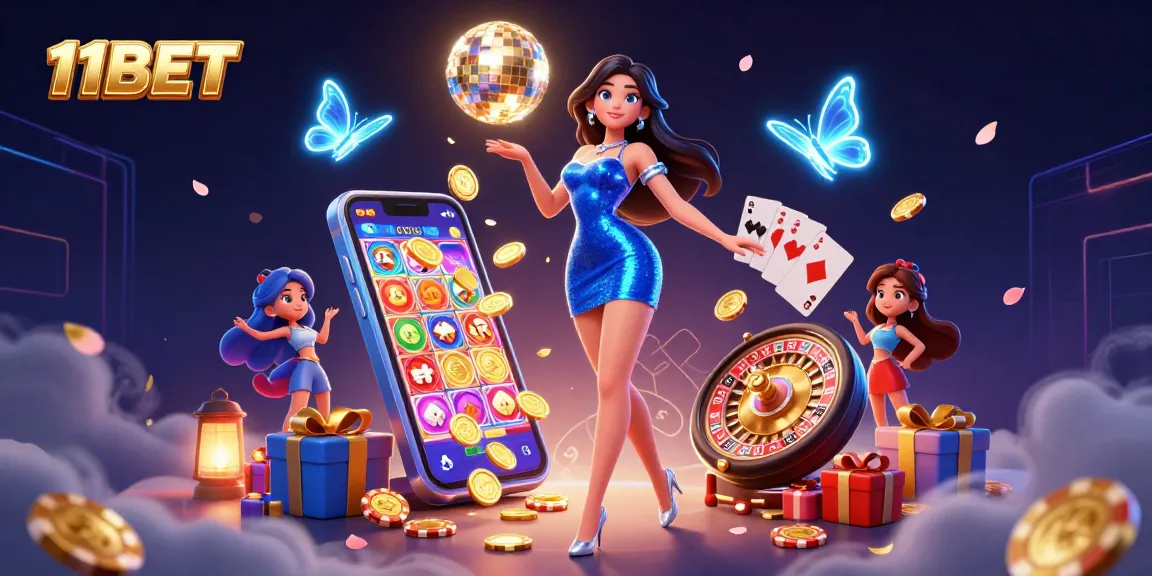 Engage in thrilling gambling adventures with 11BET—experience dynamic casino games with vibrant colors.