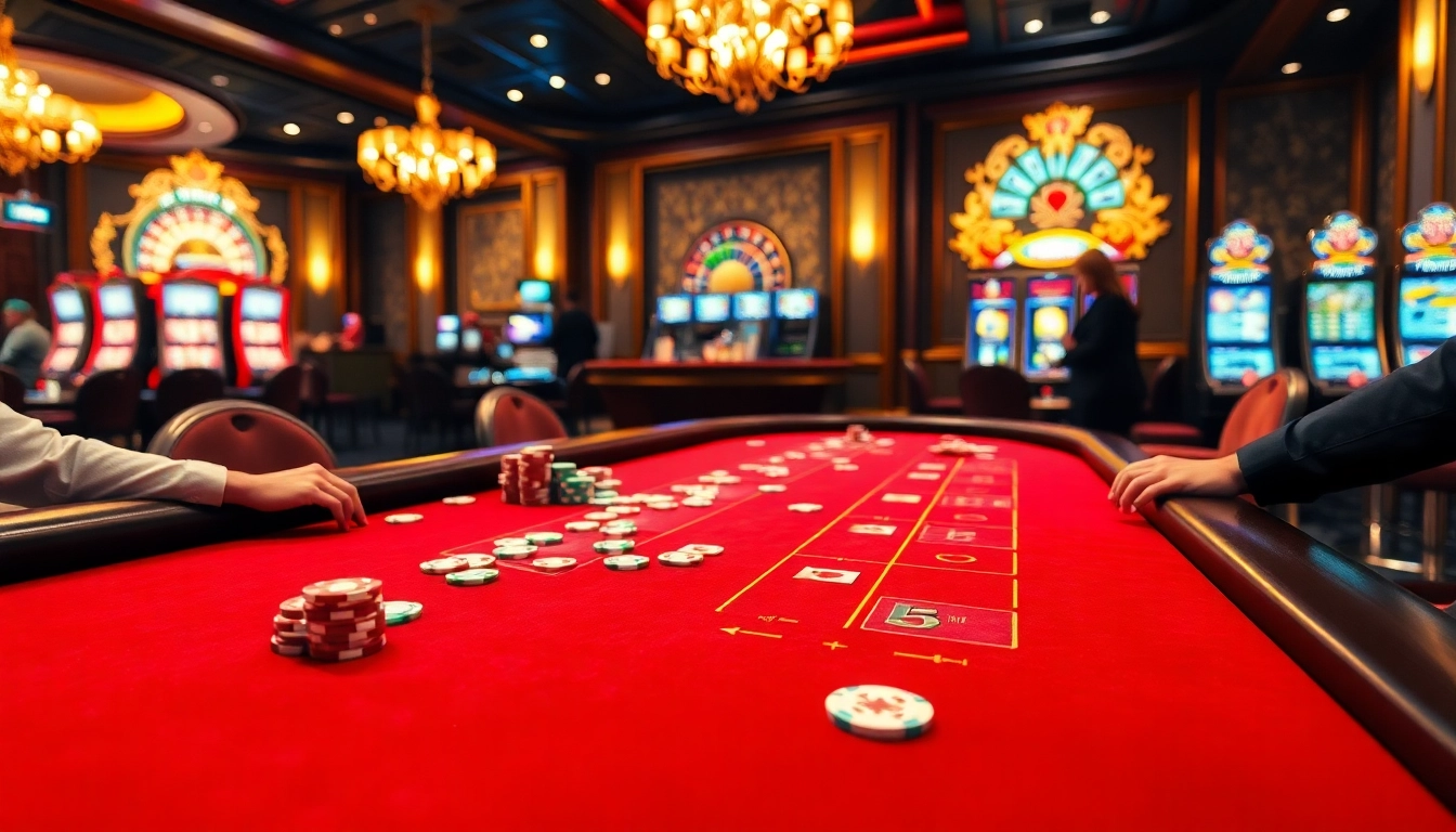 Experience Baccarat action at https://xx88.us/ with vibrant colors, engaging players, and luxury atmosphere.