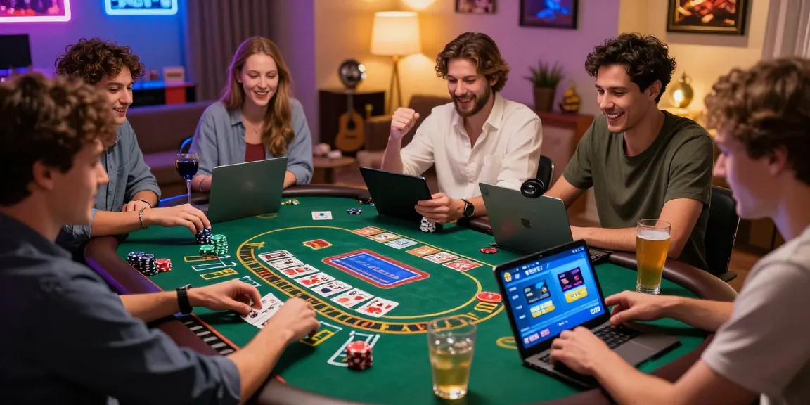 Engaged players in a vibrant online casino environment showcasing credit card casinos at scoarch.org.uk, highlighting Visa and Mastercard options.