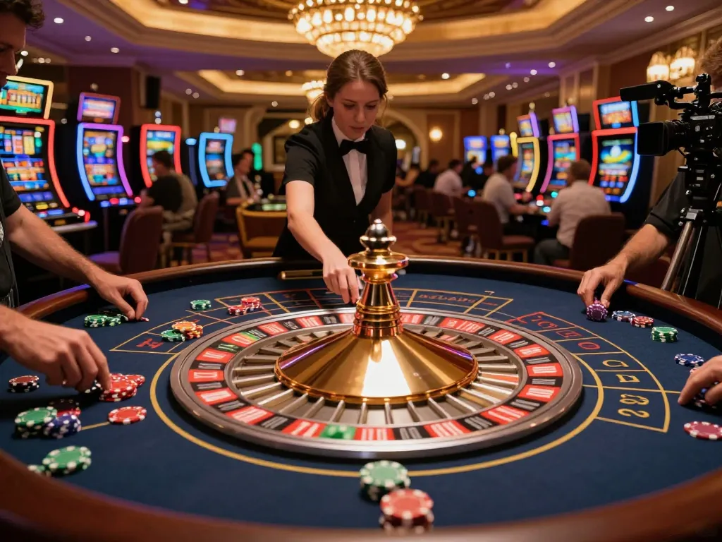 Betting excitement at mb66 roulette table with players engaged in lively gameplay.
