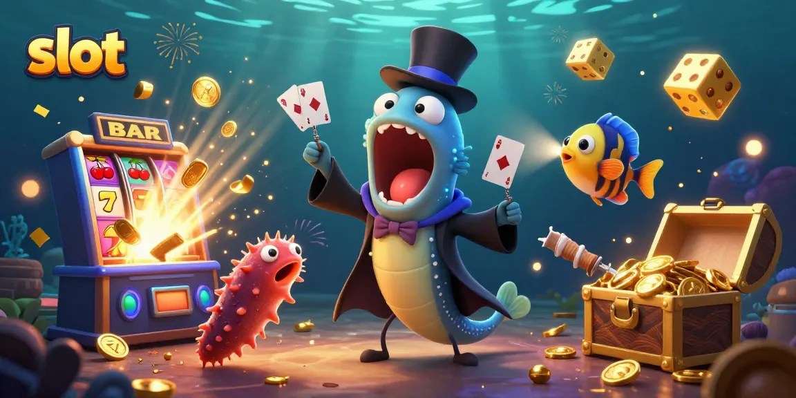 Permainan slot terbaru dan jackpot mencolok dengan ikan gulper yang menakjubkan di panggung magis.