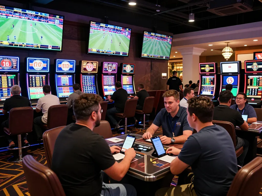 Betting on live sports at a casino while enjoying the thrilling atmosphere of ok 8386.