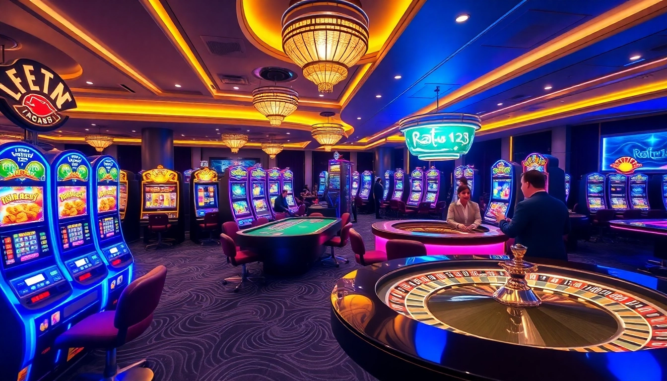 Rasakan kemenangan mendebarkan di Ratu123 dengan mesin slot yang seru dan elemen kasino yang berwarna-warni.