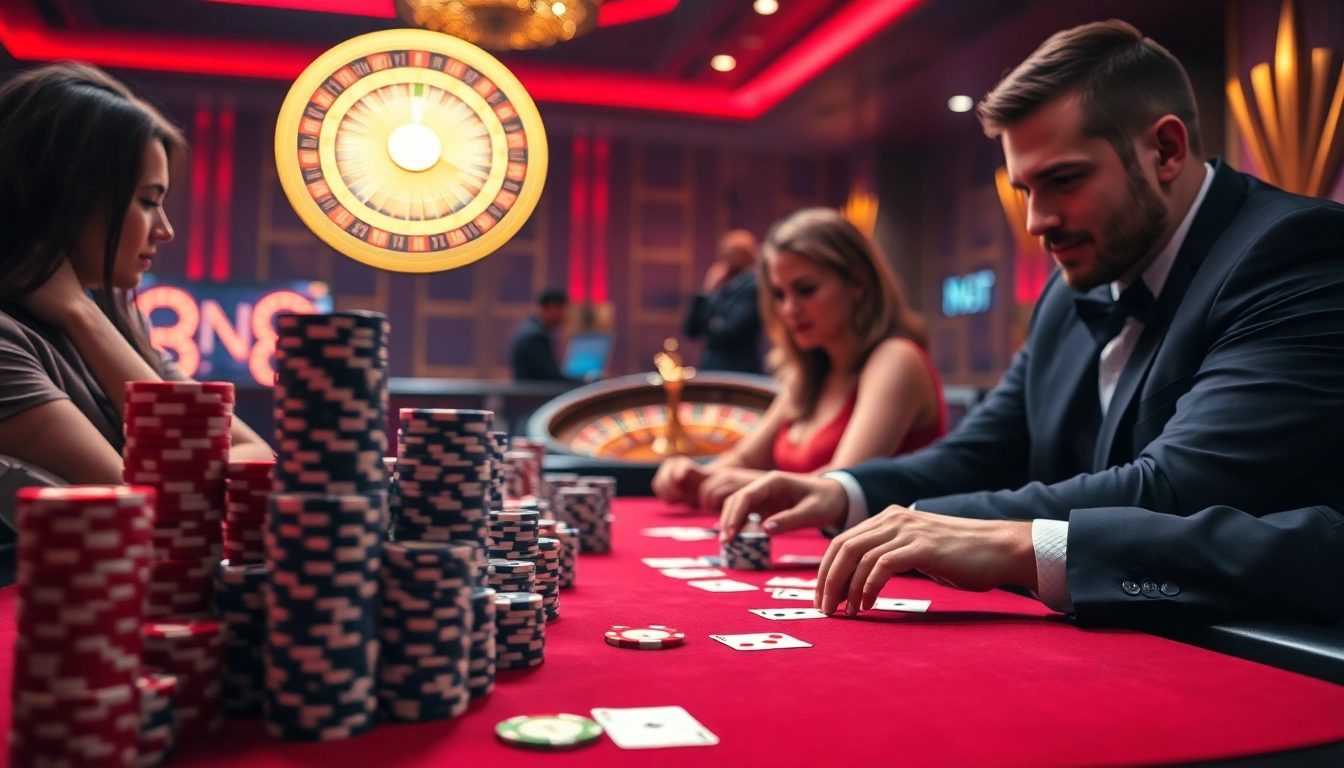 Engaged players experience thrilling poker action at Rikvip’s luxurious casino.
