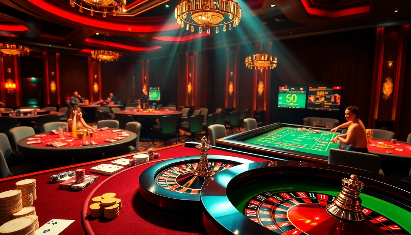 Experience the thrill of gambling with https://f8betb1.com/ featuring vibrant casino tables, roulette wheels, and interactive betting.