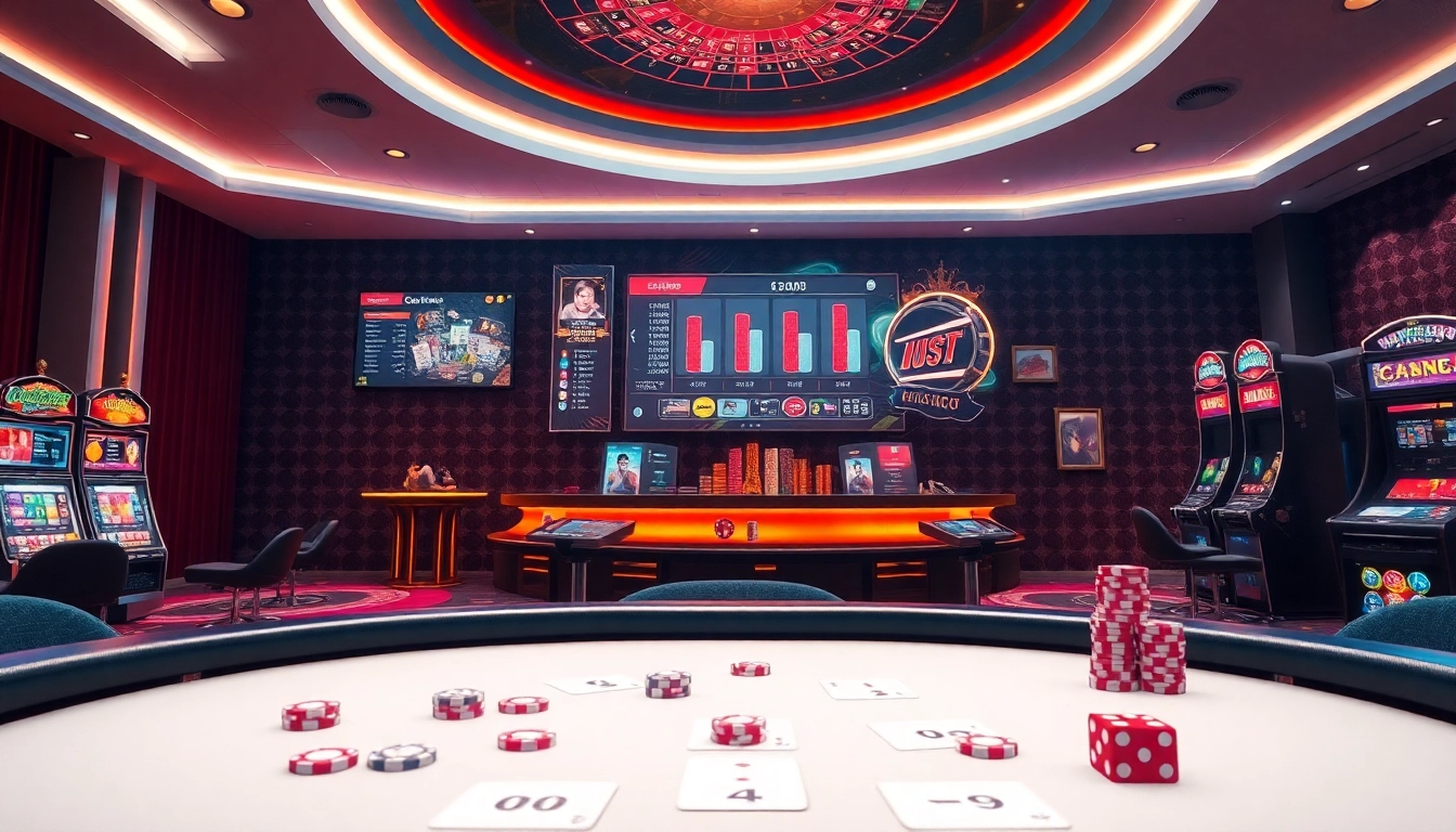 Experience the thrilling online casino atmosphere at http://ev882.sa.com/ with elegant gaming tables and vibrant chips.