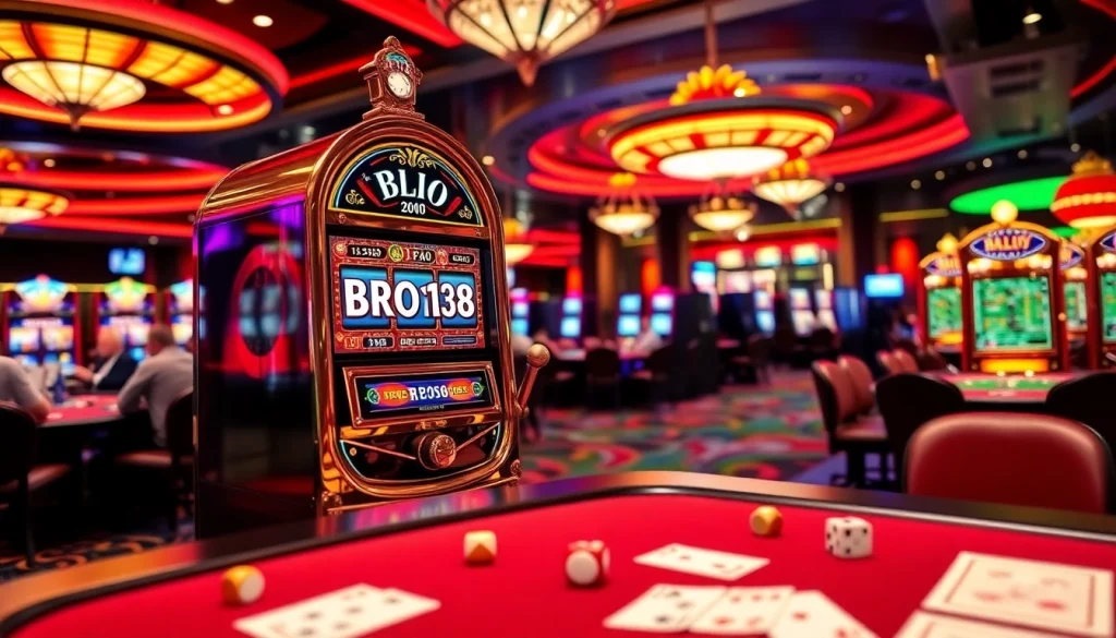 Spin the BRO138 slot machine for a thrilling casino experience filled with excitement and fun.