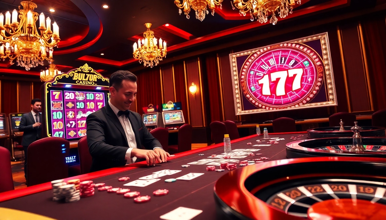 Experience the thrill of slot777 with players celebrating big wins at a luxurious casino table.